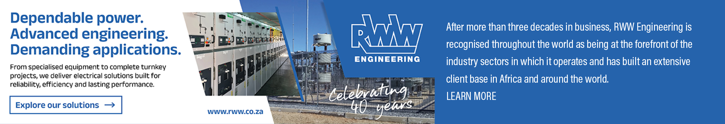 RWW Engineering specialises in the manufacture of electrical equipment.