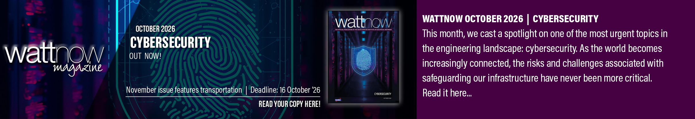 wattnow October - Cybersecurity